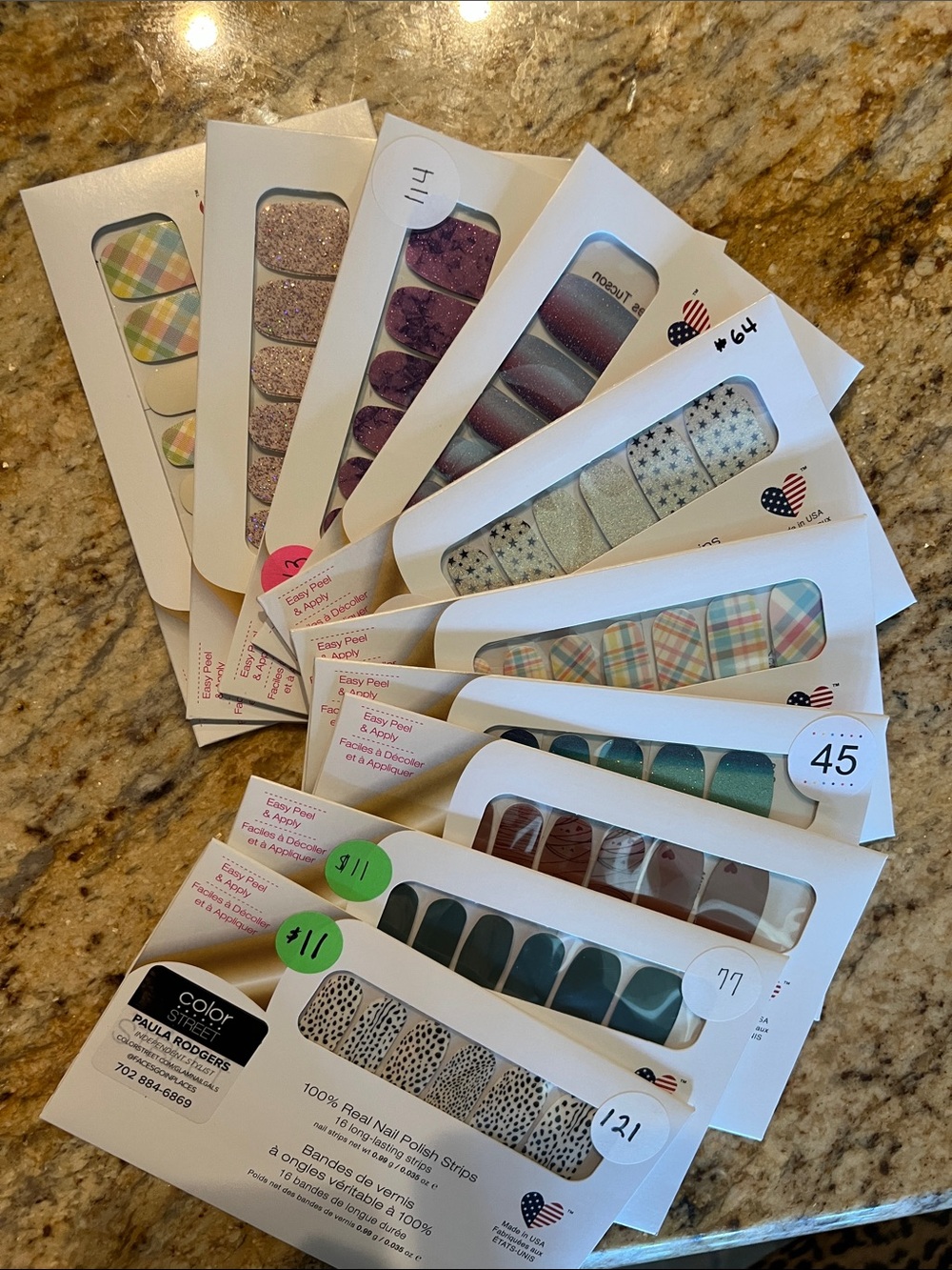 Lot - 190 sets of Color Street Nail Strips - Picture 10 of 16